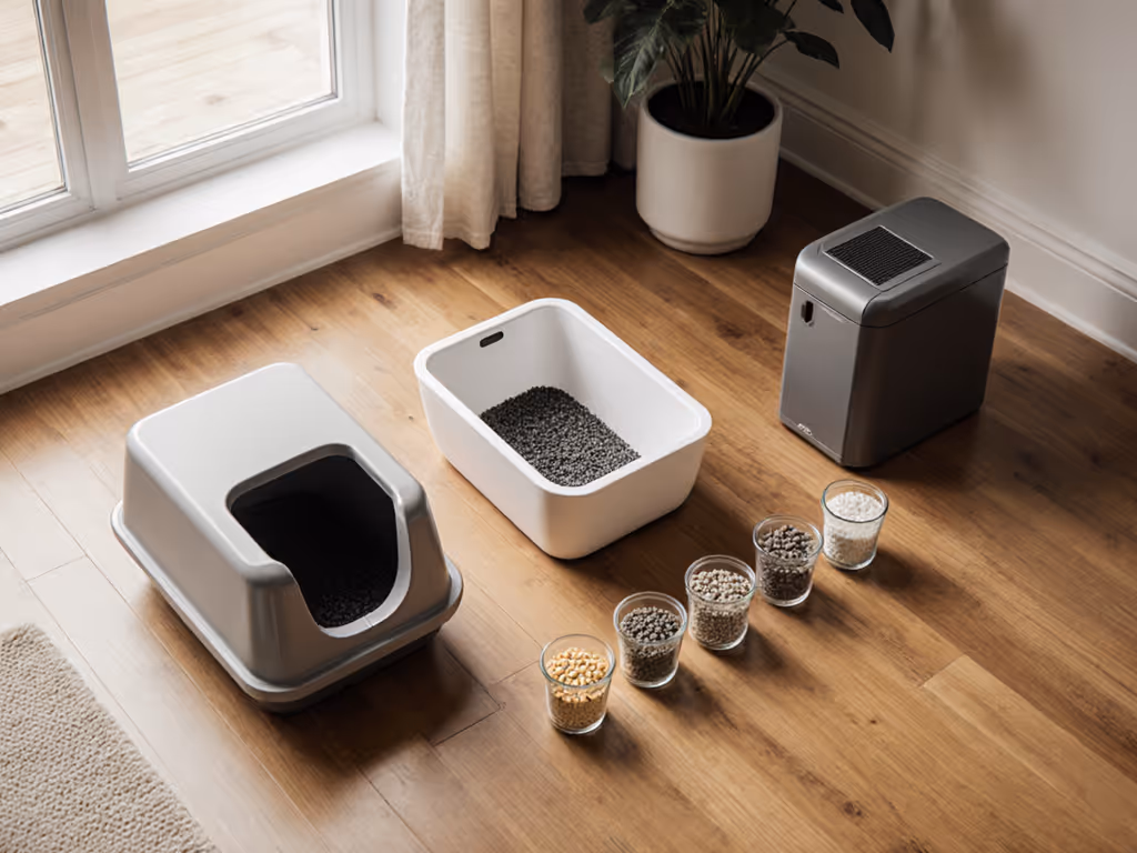 Litter Box Acceptance: Match Litter Type to Box Design