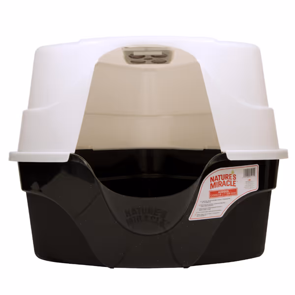 Nature’s Miracle Hooded Corner Litter Box